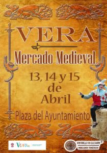 mercado medieval en Vera , ALmeria del 13 al 15 de ABril del 2018