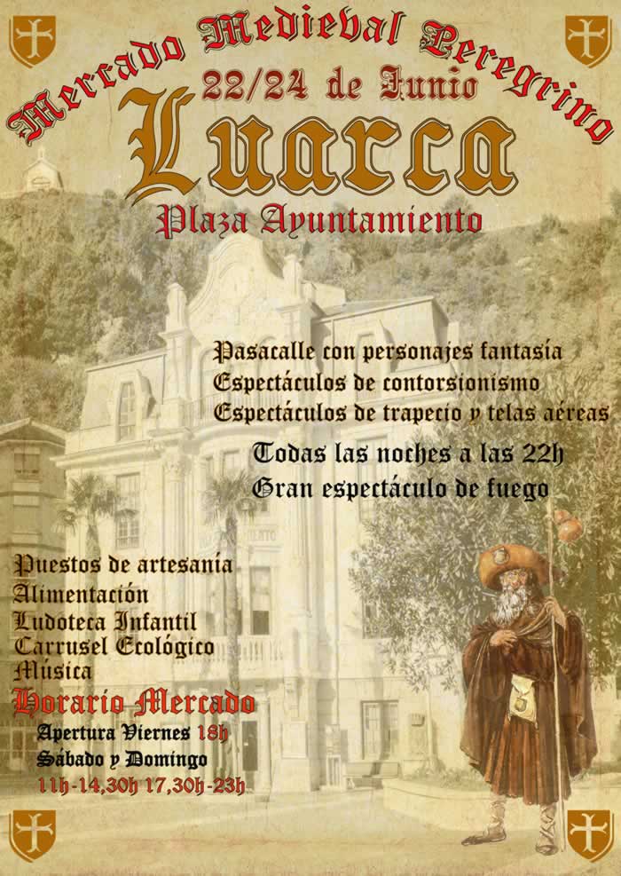 MERCADO MEDIEVAL PEREGRINO en Luarca, Asturias del 22 al 24 de Junio del 2018