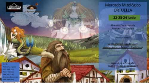 Mercado mitologico en Ortuella, Vizcaya del 22 al 24 de Junio del 2018