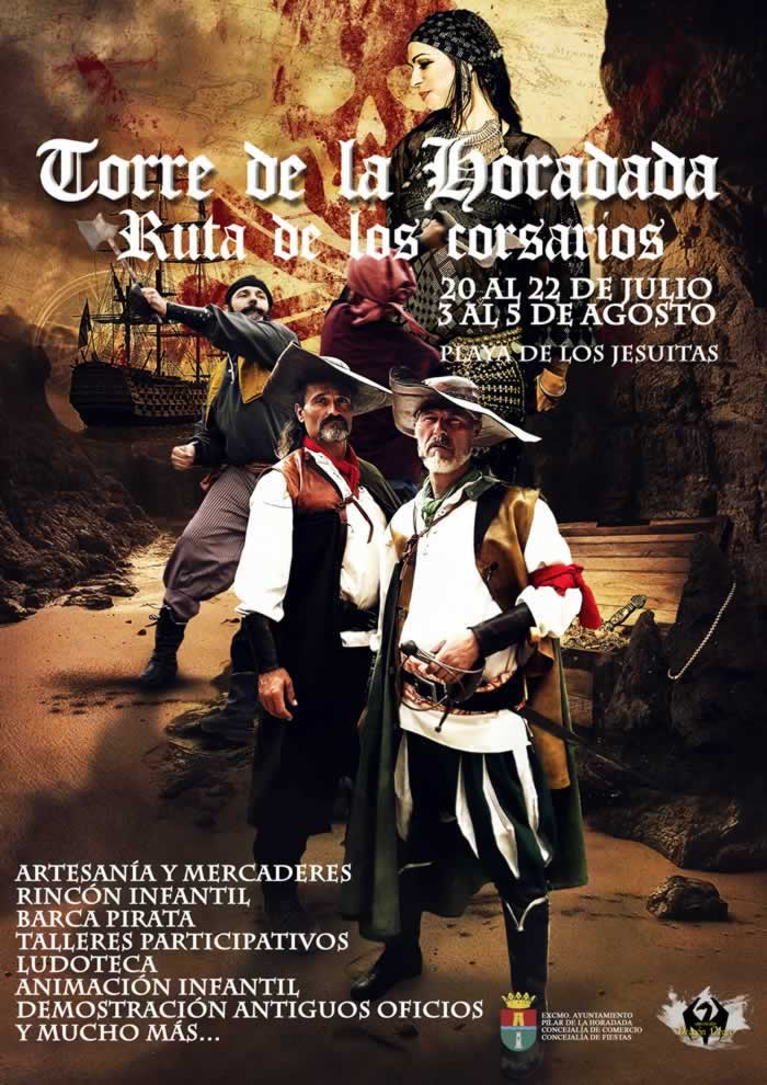 Ruta de los corsarios ‘Mercado Pirata en Torre de la Horadada,´Pilar de la Horadada 2018
