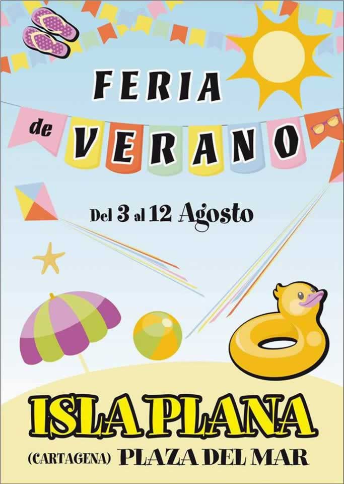 MERCADO DE VERANO en Isla Plana, Murcia del 03 al 12 de Agosto del 2018