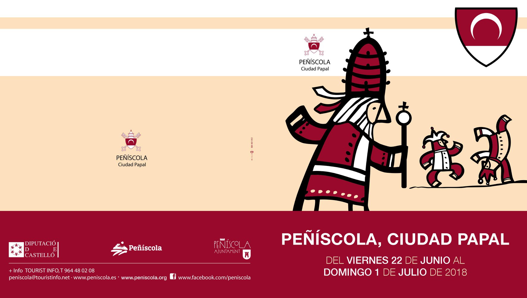 PROGRAMACION de «Peñíscola, Ciudad Papal» del Del 22 de junio al 1 de julio del 2018
