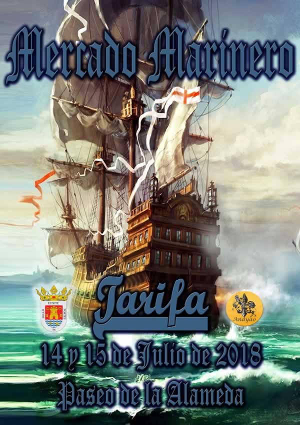 MERCADO MARINERO en Tarifa, Cadiz – 14  15 y 16 de julio del 2018