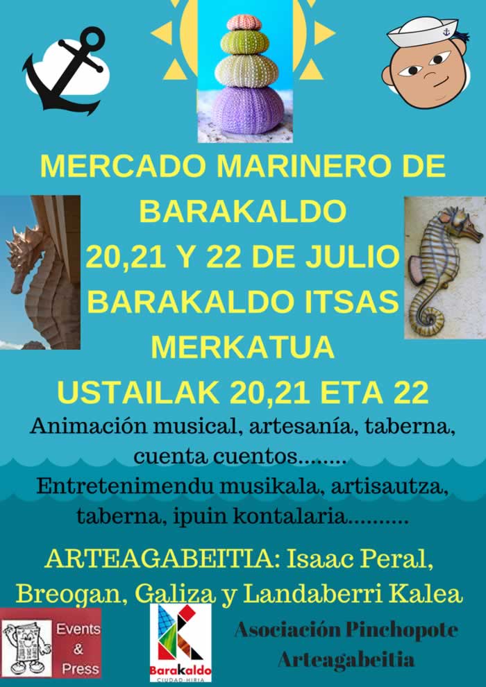 MERCADO MARINERO DE BARAKALDO del 20 al 22 de Julio en Barakaldo, Vizcaya