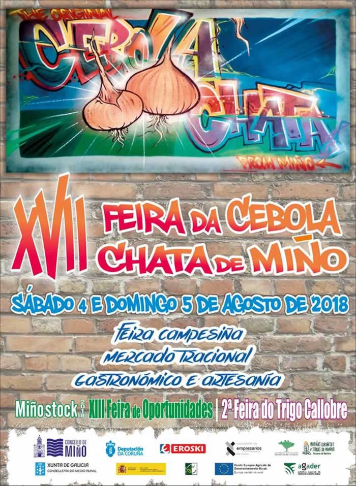 17 FERIA DE LA CEBOLLA DE MIÑO 2018 en Miño, La Coruña del 03 al 05 de Agosto del 2018