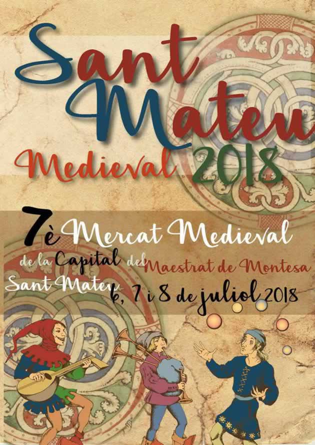 Programacion de Sant Mateu medieval del 06 al 08 de Julio en Sant Mateu, Castellon