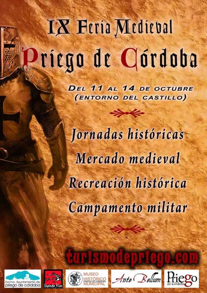 Mercado Medieval en Priego de Córdoba, Cordoba del 11 al 14 de Octubre del 2018