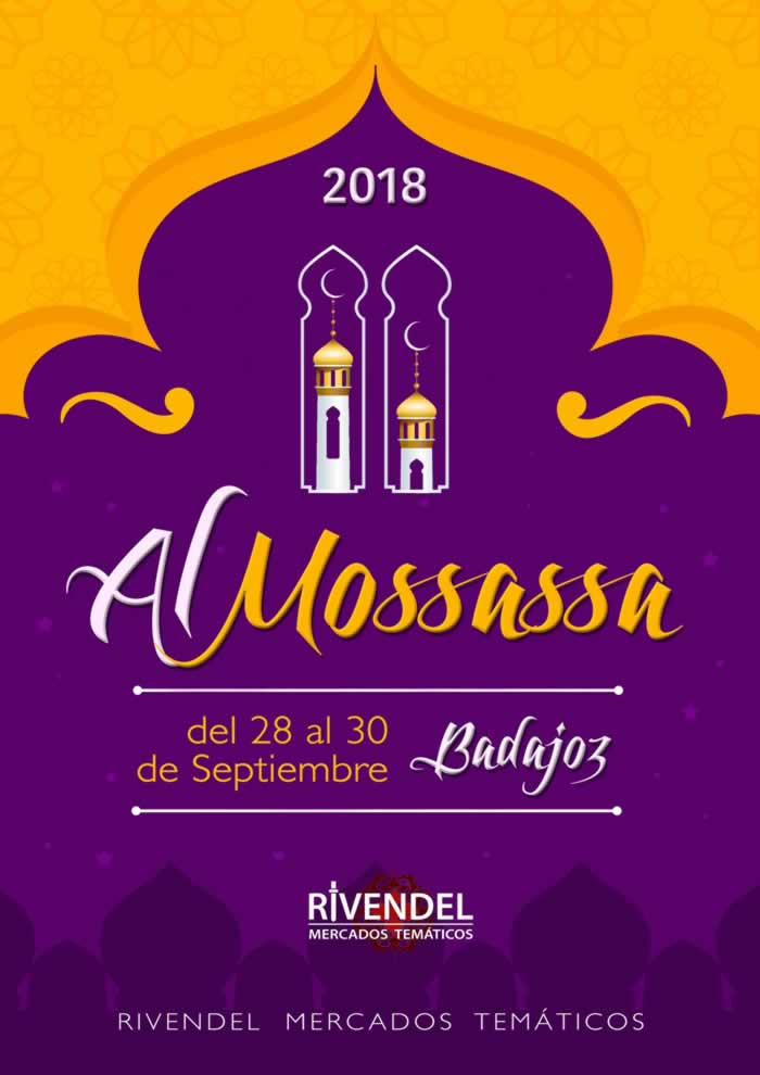 ALMOSSASSA en Badajoz del 28 al 30 de Septiembre del 2018