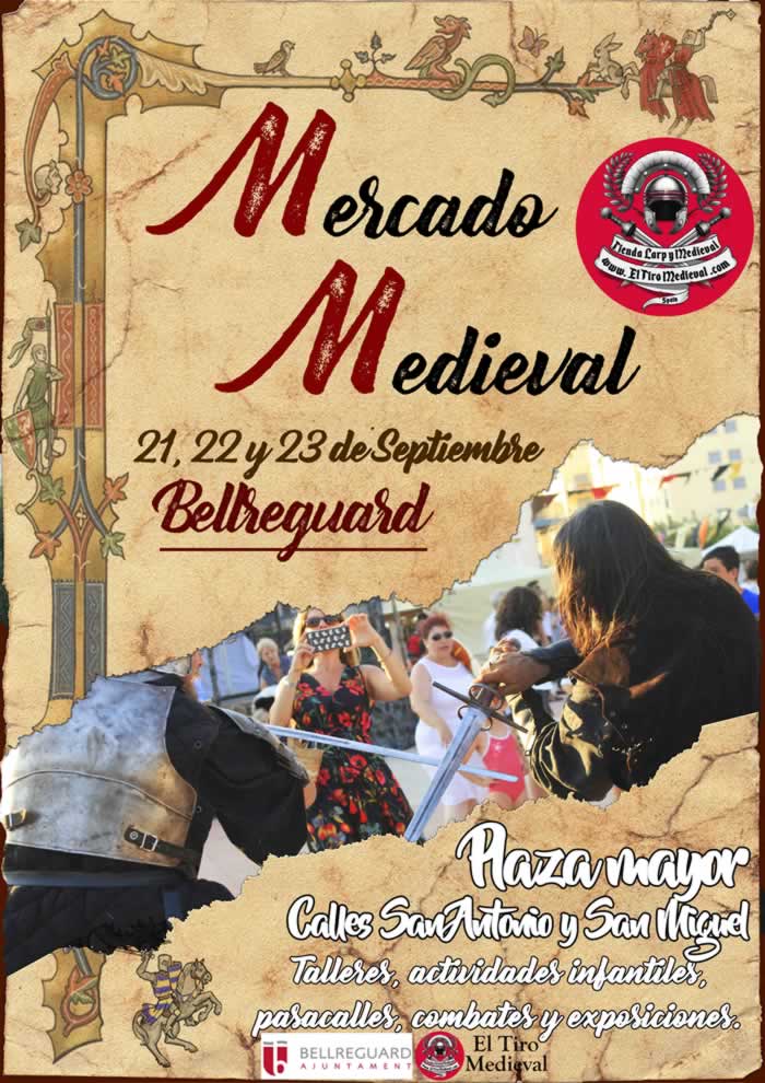 Mercado Medieval de Bellreguard , Valencia del 21 al 23 de Septiembre del 2018