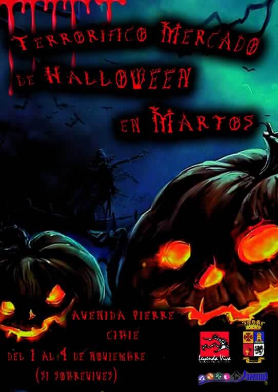 Abierta la convocatoria para el  mercado de Halloween en Martos, Jaen del 01 al 04 de Noviembre del 2018