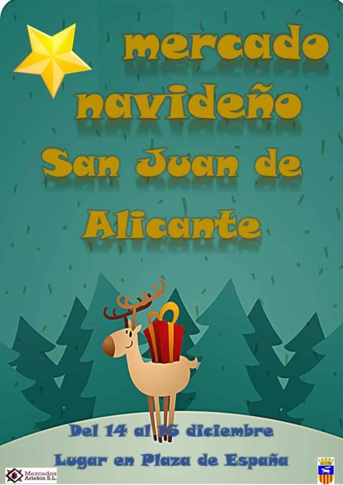 Mercado navideño de San Juan de Alicante , del 16 al 18 de Diciembre del 2018