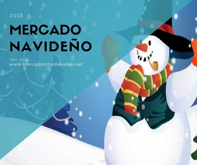 Mercado de navidad en Navas de la Asuncion, Segovia del 03 al 05 de Enero del 2019
