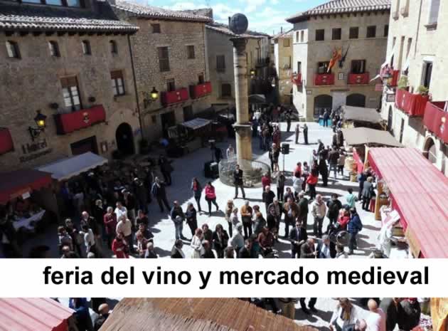 Feria del vino y mercado medieval en Cretas en Marzo del 2019
