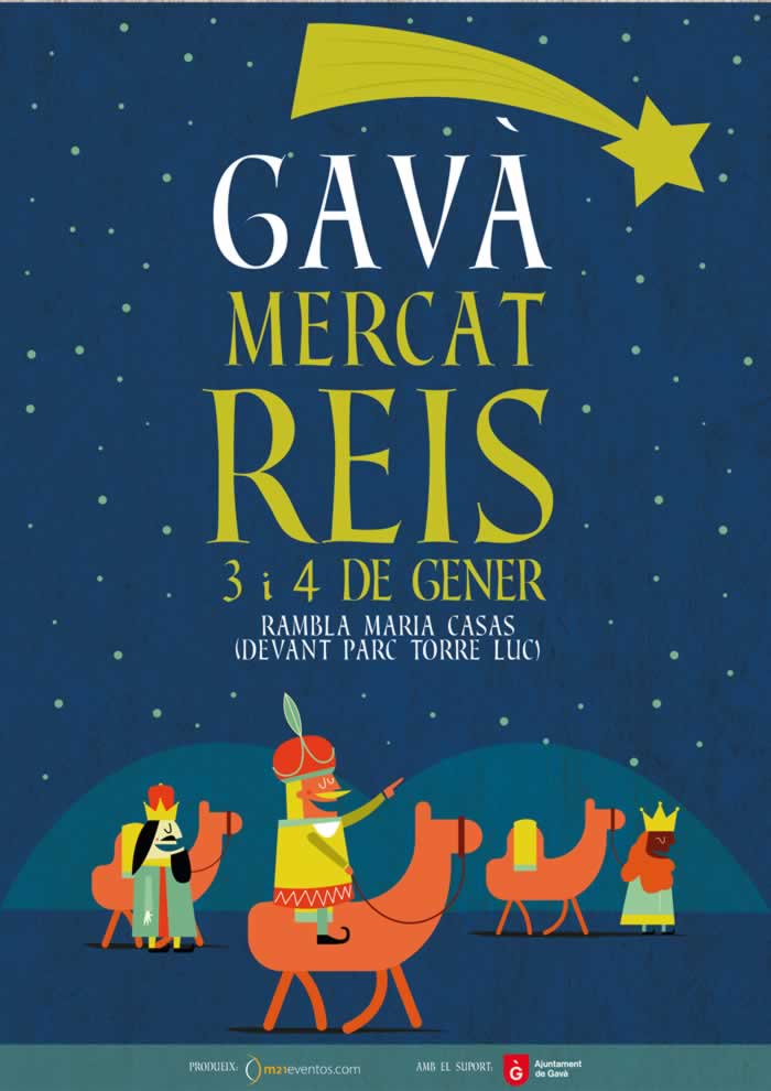 Mercat de Reis en Gava, Barcelona – 03 y 04 de Enero del 2019