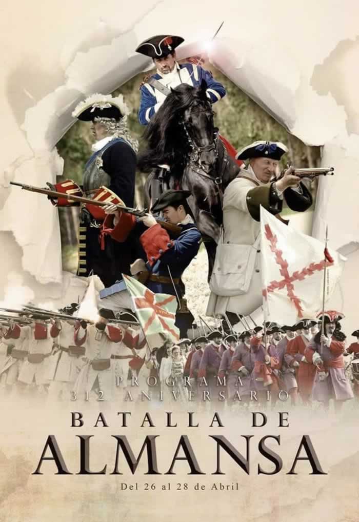 Mercado Barroco y Recreación Internacional de la Batalla de Almansa en Almansa, Albacete del 26 al 28 de Abril del 2019