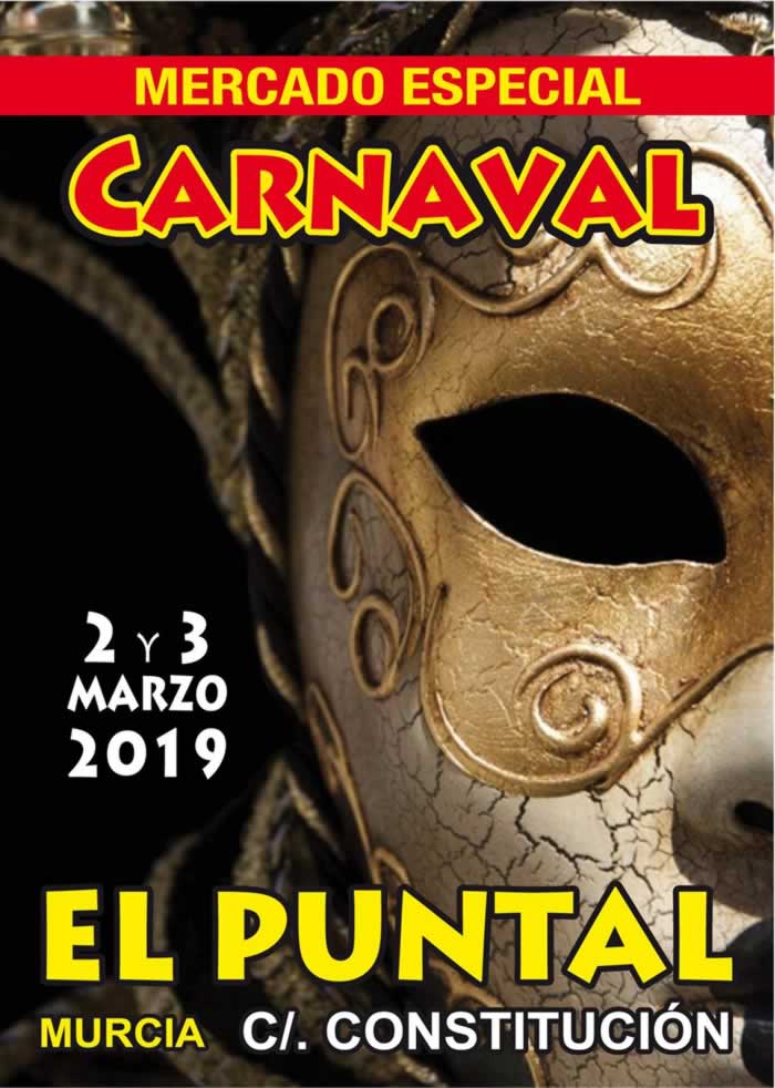 mercado de carnaval en El Puntal, Murcia