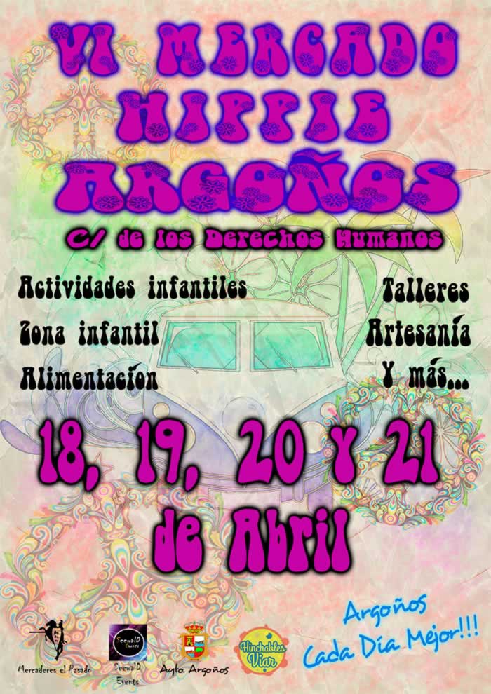 VI Mercado hippie en Argoños, Cantabria del 19 al 21 de Abril del 2019