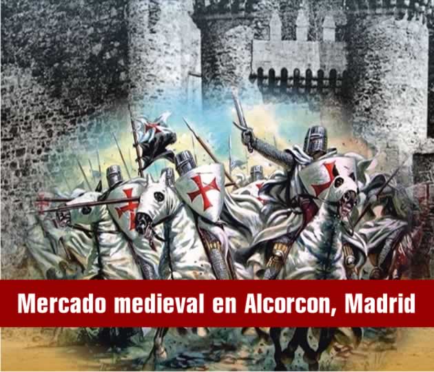 Mercado medieval en Alcorcon, Madrid del 24 al 28 de Abril del 2019