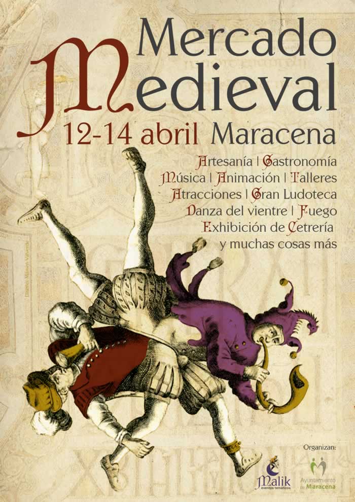 Mercado medieval en Maracena, Granada del 12 al 14 de Abril del 2019