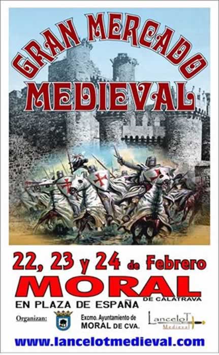 Mercado medieval en Moral de Calatrava , Ciudad Real del 22 al 24 de Febrero del 2019