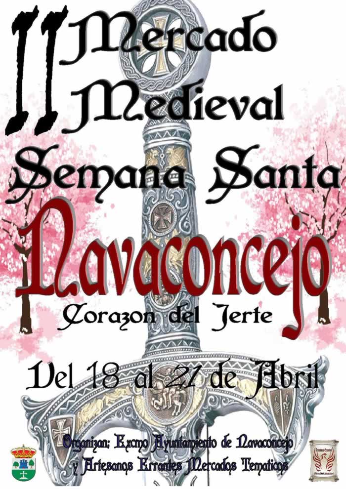 II mercado medieval en Navaconcejo, Caceres del 18 al 21 de Abril del 2019