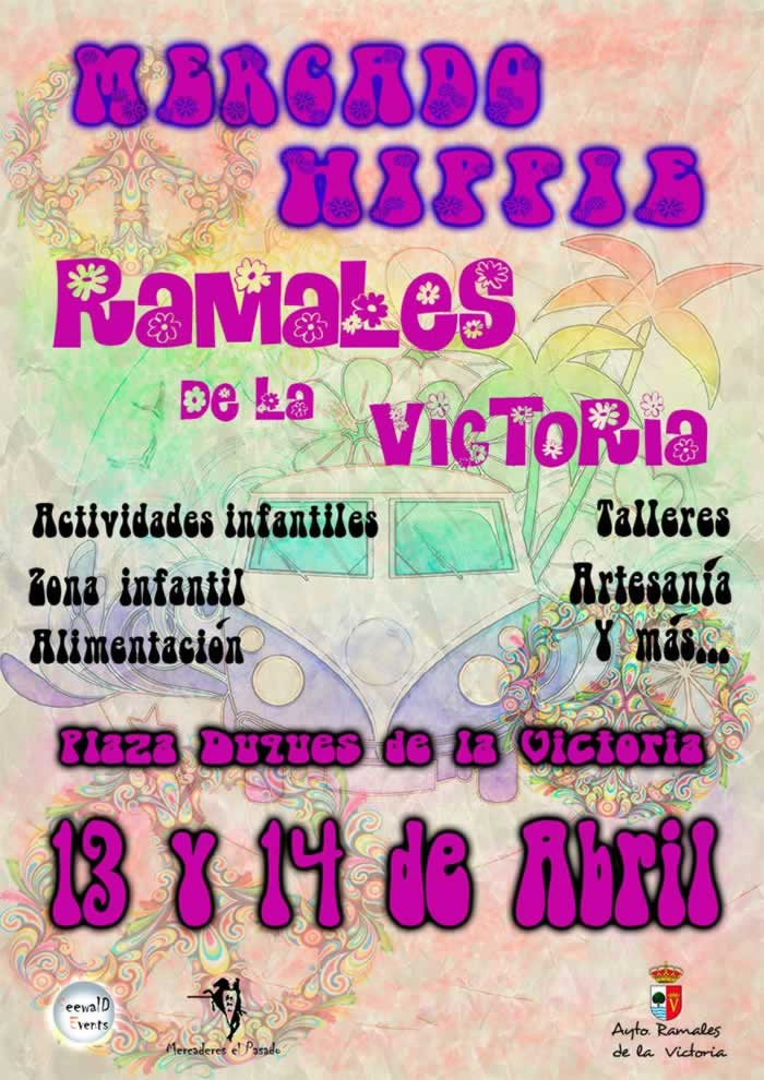 Mercado hippie en Ramales de la Victoria, Cantabria del 13 al 14 de Abril del 2019