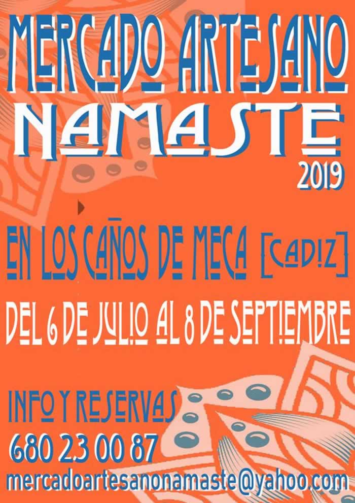 [MERCADO DE VERANO] Mercado artesano Namaste en Caños de la Meca, Cadiz del  6 de julio al 8 de septiembre de 2019