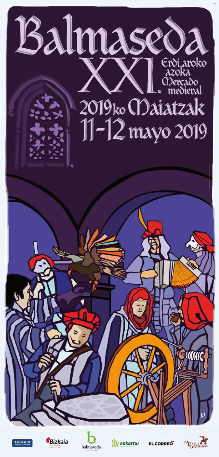 [11 y 12 de Mayo] Programacion del  XXI Mercado medieval en Balmaseda, Vizcaya