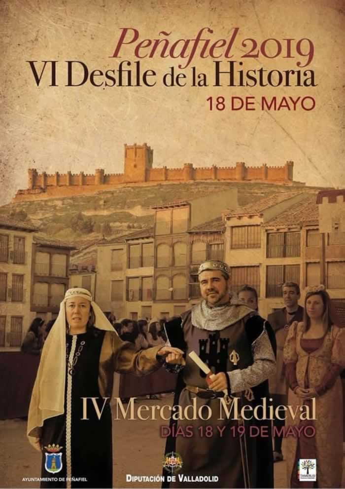 [18 y 19 de Mayo]  Programa del Mercado medieval en Peñafiel, Valladolid