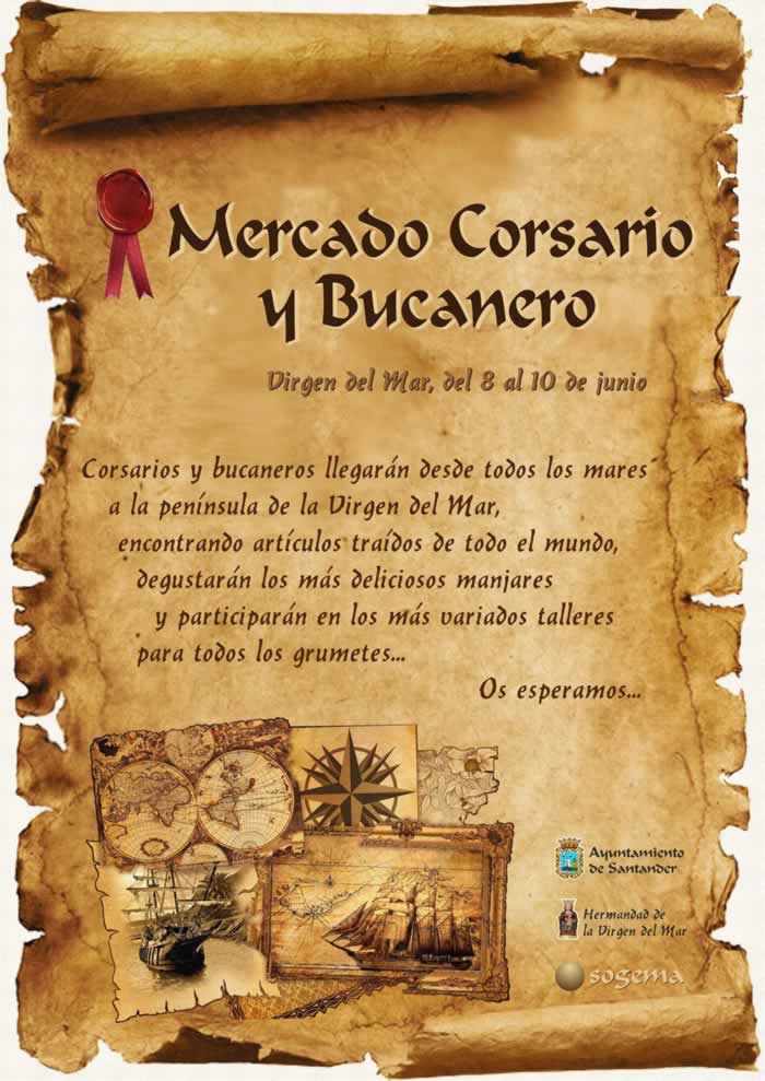 [08 al 10 de Junio] Mercado corsario y bucanero en Santander, Cantabria