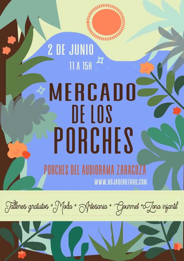[02 de Junio] Mercado de los porches en Zaragoza