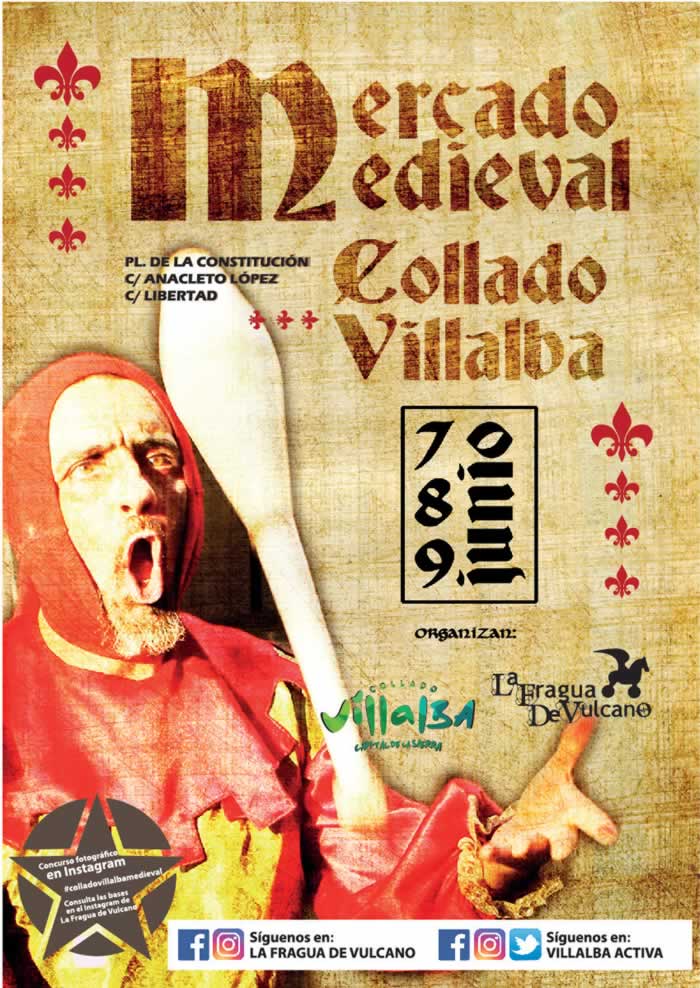 [07 al 09 de Junio] Programacion del Mercado medieval en Collado Villalba, Madrid
