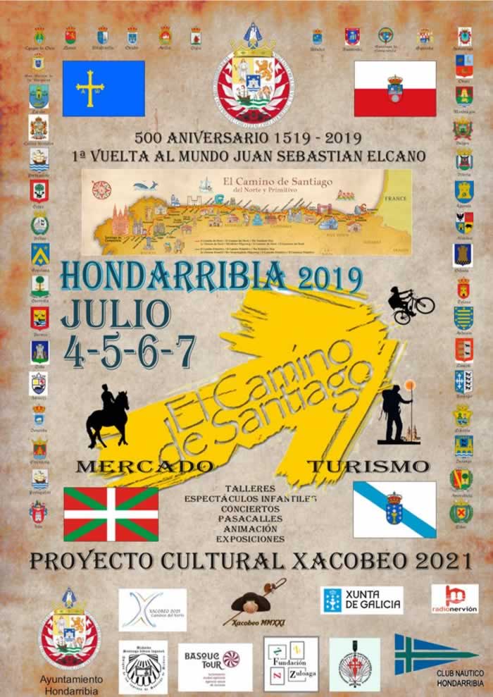 [ 04 al 07 de Julio ] Mercado medieval en honor a la 1ra vuelta al mundo de Juan Sebastian Elcano en Hondarribia, Guipuzcoa