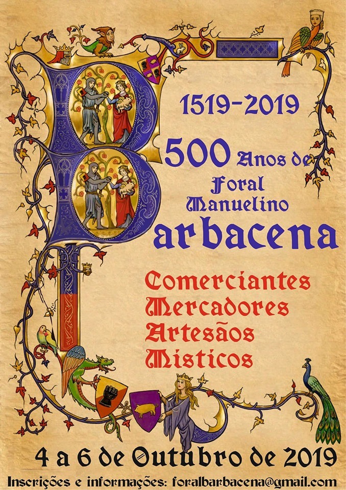 [04,05 y 06 de Octubre] FeIra medieval Foral a Barbacena en Barbacena, Portalegre, Portugal