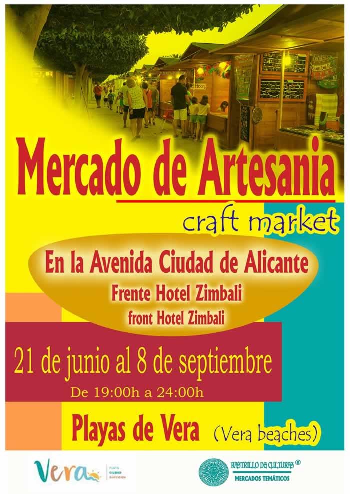 [20 de Junio al 08 de Septiembre] Mercado de verano en Vera, Almeria