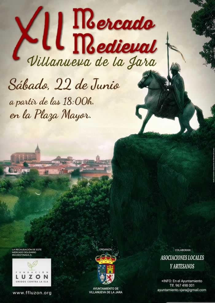 [22 de Junio] Villanueva de la Jara (Cuenca) se vuelca con su Mercado Medieval contra la ELA (Esclerosis Lateral Amiotrófica)