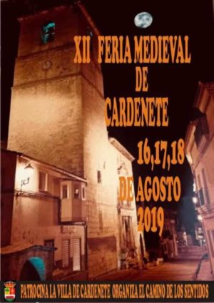 [16 al 18 de Agosto] Mercado medieval en Cardenete, Cuenca
