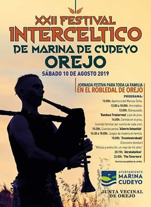 10 de Agosto – Festival intercéltico en Robledal de Orejo, Marina de Cudeyo, Cantabria.