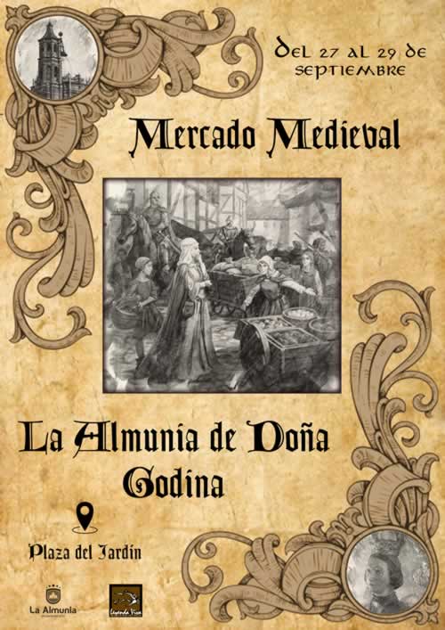 27 al 29 de Septiembre – Mercado medieval en Almunia de Doña Godina, Zaragoza