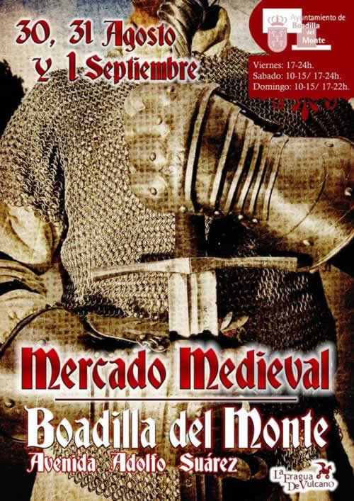 [30 de Agosto al 01 de Septiembre] Mercado medieval en Boadilla del Monte, Madrid