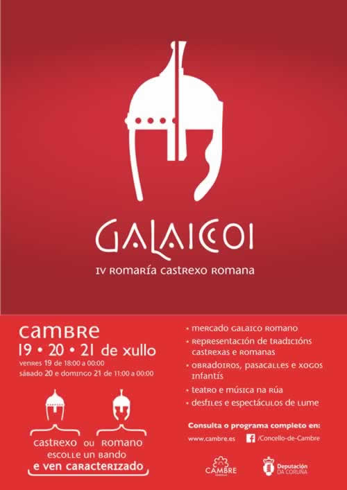[19 al 21 de Julio] Mercado galaico – romano en Cambre, La Coruña