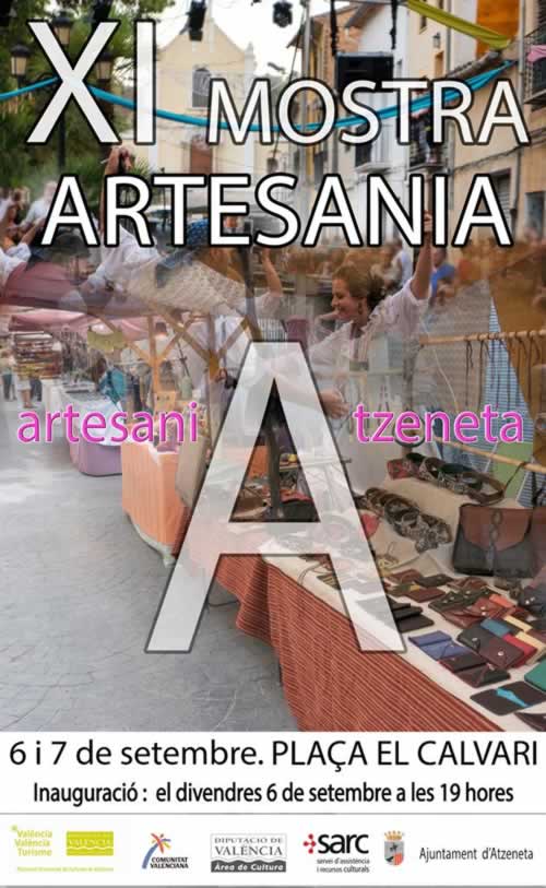 [06 y 07 de Septiembre] IX Mostra de artesania en Atzeneta de Albaida, Valencia
