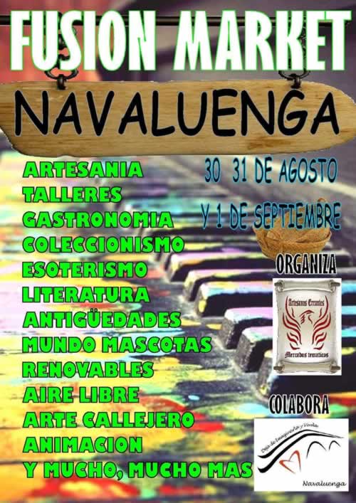 [30 de Agosto al 01 de Septiembre]  Mercado de fusion artesania en Navaluenga, Avila
