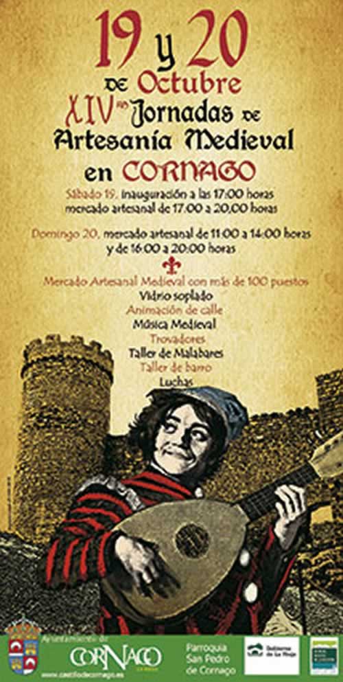 [19 y 20 de Octubre] XIV Jornadas de artesania medieval en Cornago, La rioja