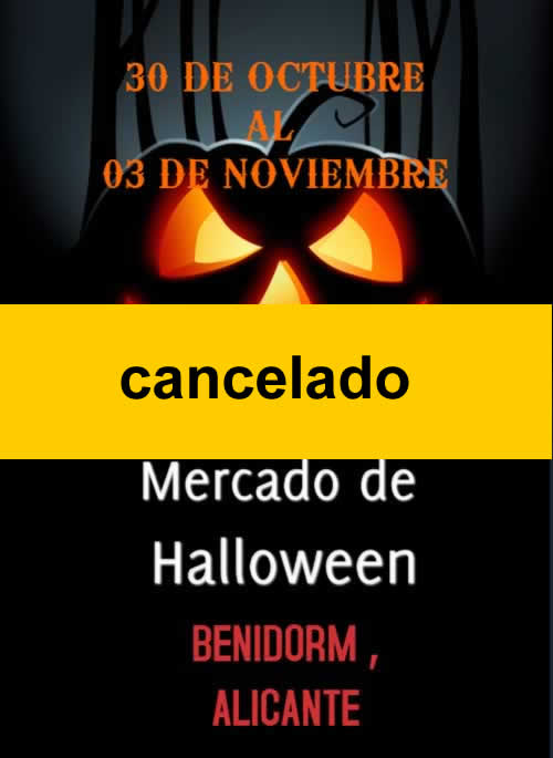 cancelado – Mercado de Halloween en Benidorm, Alicante