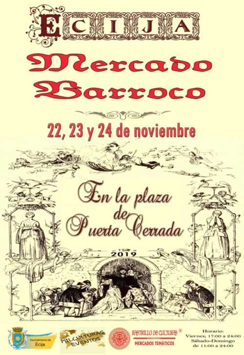[22 al 24 de Noviembre] Mercado barroco en Ecija, Sevilla