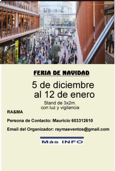 Feria de navidad en C.C. Torre Sevilla en Sevilla
