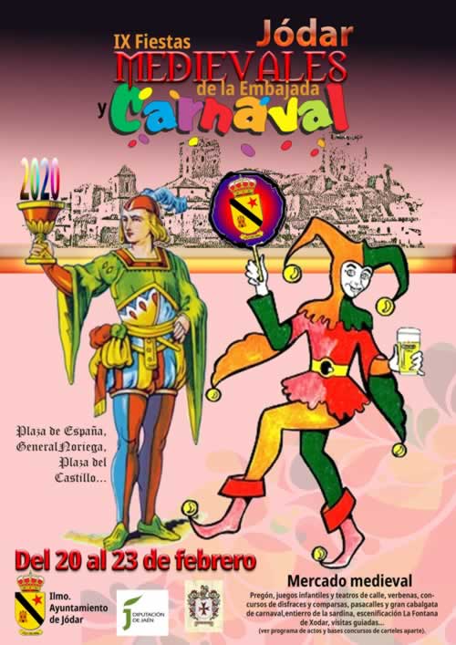 21 al 23 de Febrero 2020 – Carnaval y fiestas medievales en Jodar, Jaen