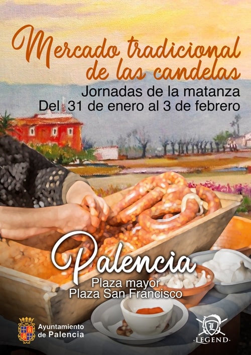 31 de Enero al 03 de Febrero 2020 – Mercado tradicional de las candelas en Palencia