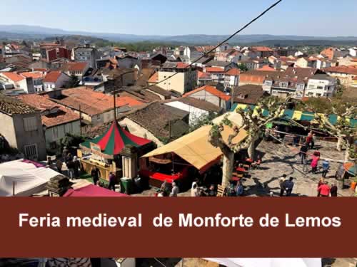 SUSPENDIDO : Abierto el plazo para solicitar la participación en la XVIII Feria Medieval de Monforte